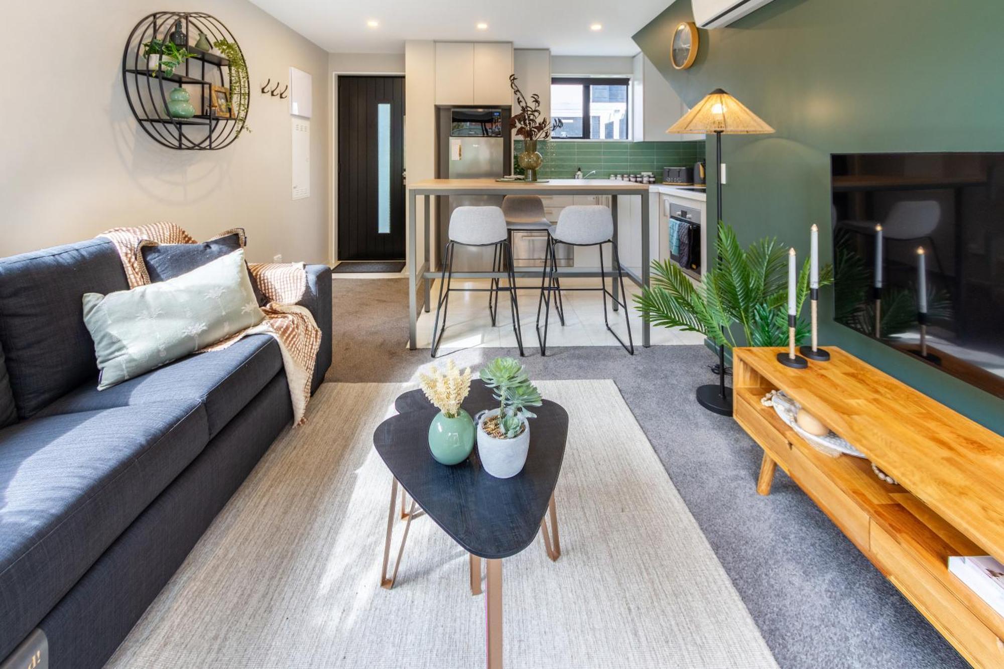 Latimer Square Luxe: 1Br W/ Sofa Bed Christchurch Exteriér fotografie